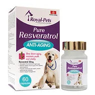 Royal-Pets 純正白藜蘆醇 60粒膠囊 (6盒裝) Royal-Pets Pure Resveratrol 60 capsules (6 packs)